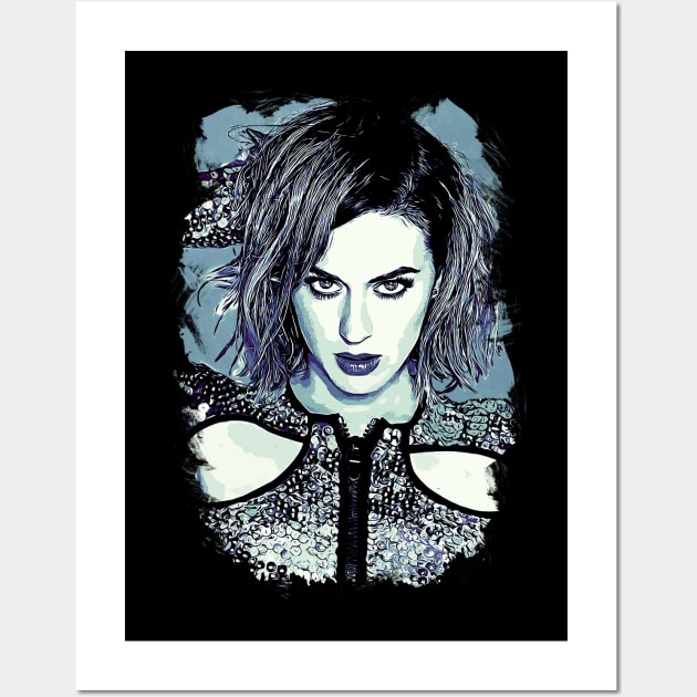 Katy Perry Vexel Art Wall Art by Rezronauth